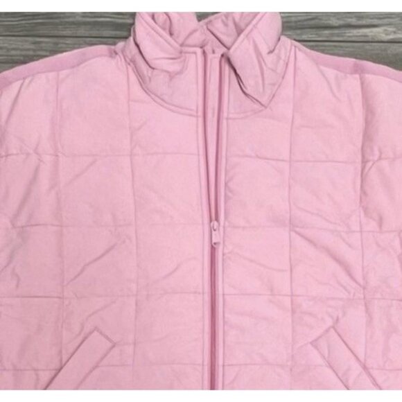 NWT $218 Free People x Hatch Maternity Small Puffer Jacket Pink Pippa Packable - Picture 6 of 15